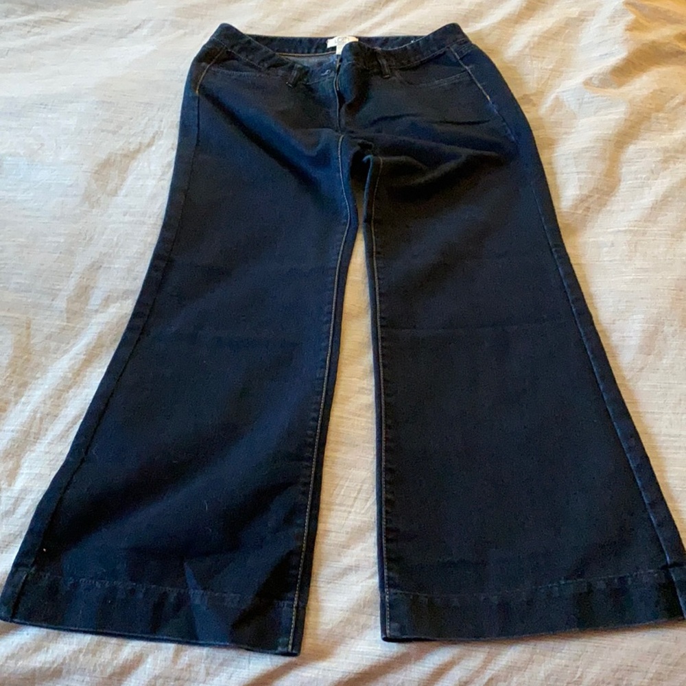 Ann Taylor loft 10p wide leg jeans